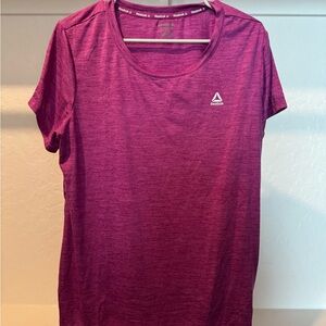Reebok Women's Pink/Purple Athletic Top